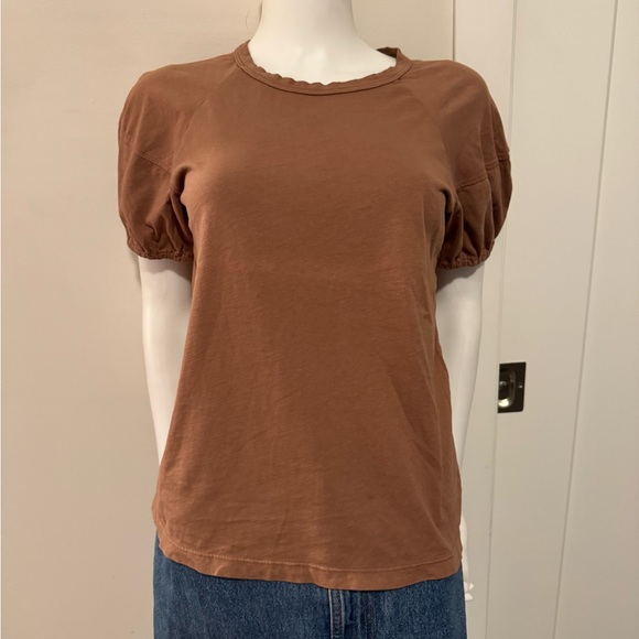 Velvet by Graham & Spencer Cotton Puff Sleeve Tee - MINT! - Picture 1 of 4